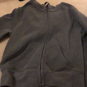 Fitted hooded sweatshirt